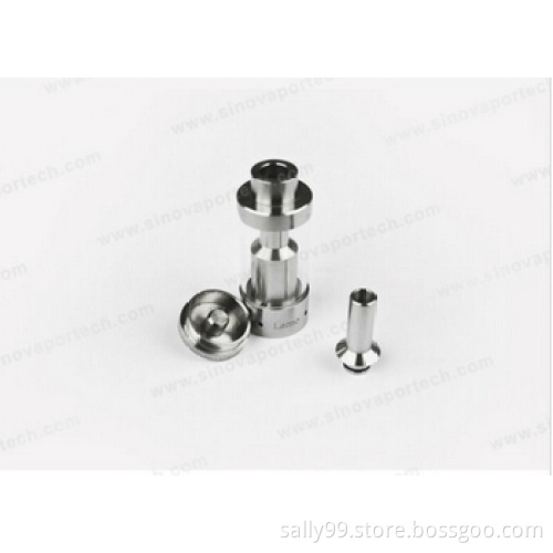 First Shipment !!! Lemo Atomizer Stainless Glass Vapor Atomizer Best E Cig Atomizer